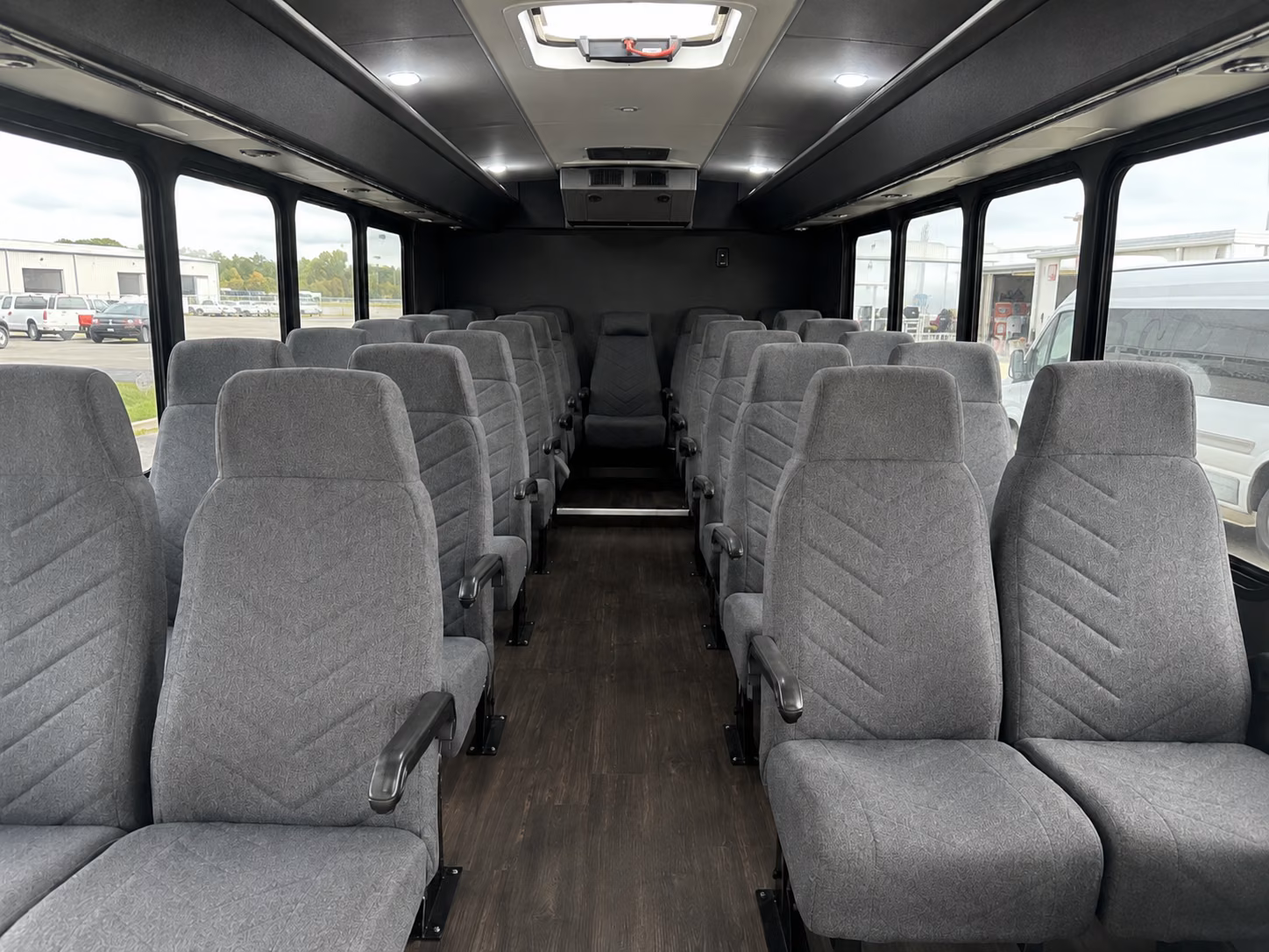 greensboro 20 passenger minibus interior