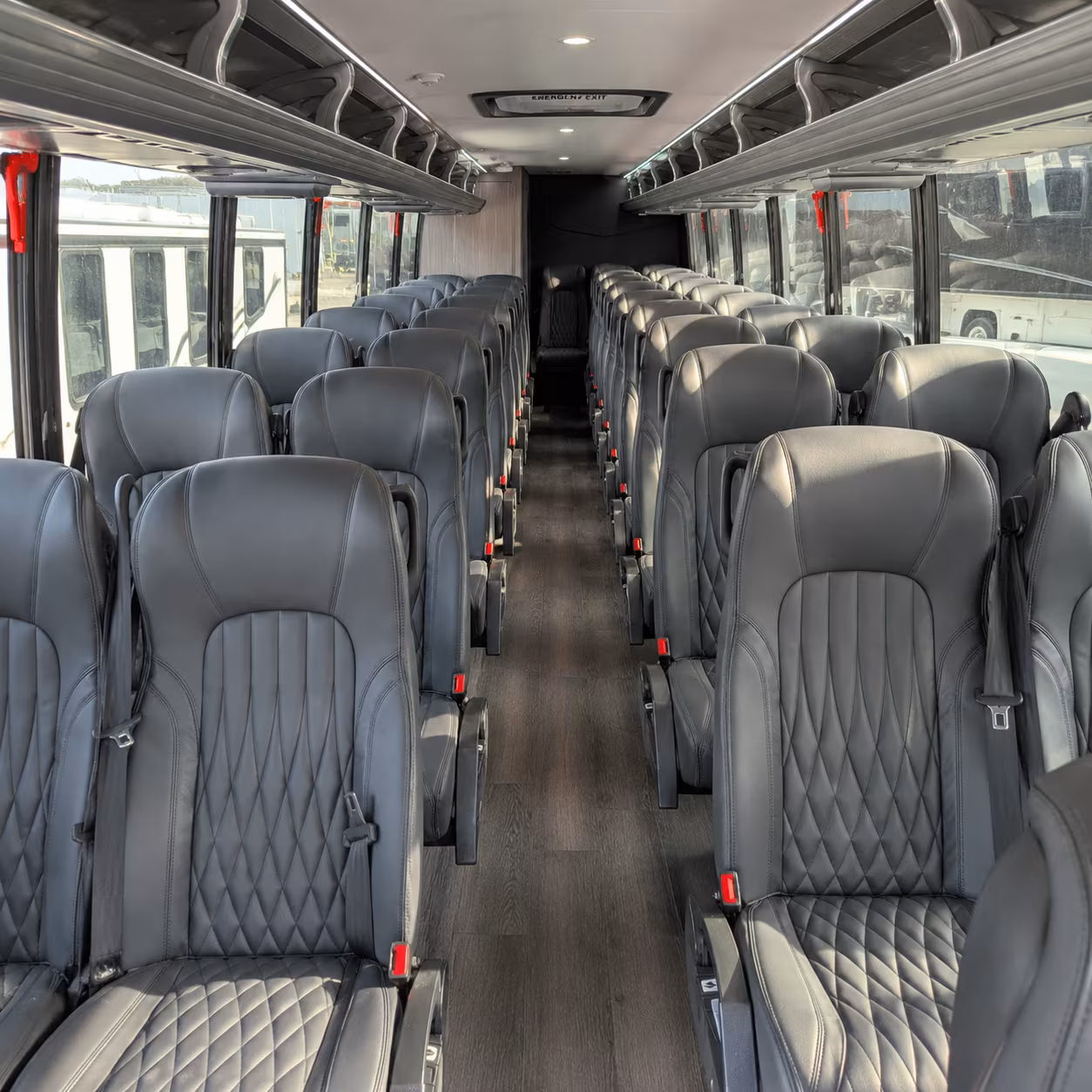 greensboro 30 passenger minibus inside