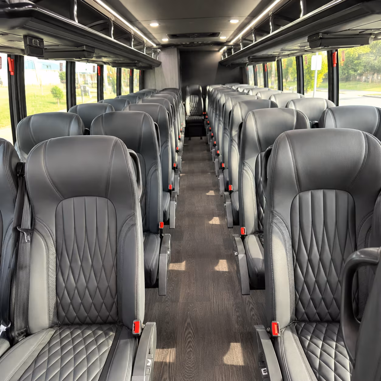 greensboro concert transportation onboard seating