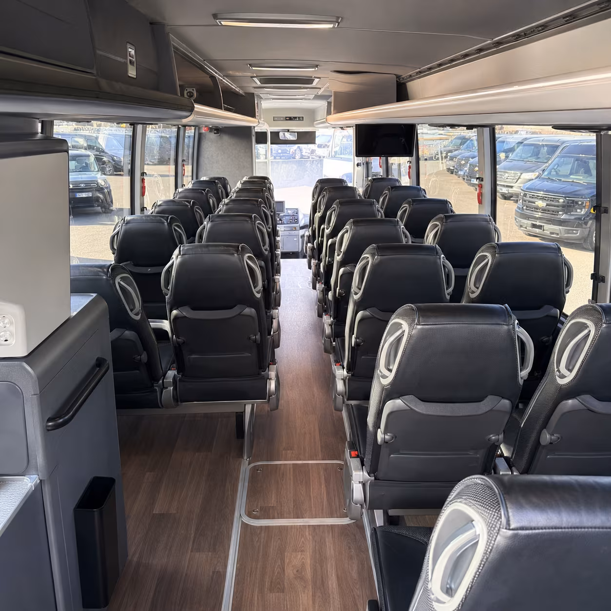 greensboro field trip transportation onboard seating