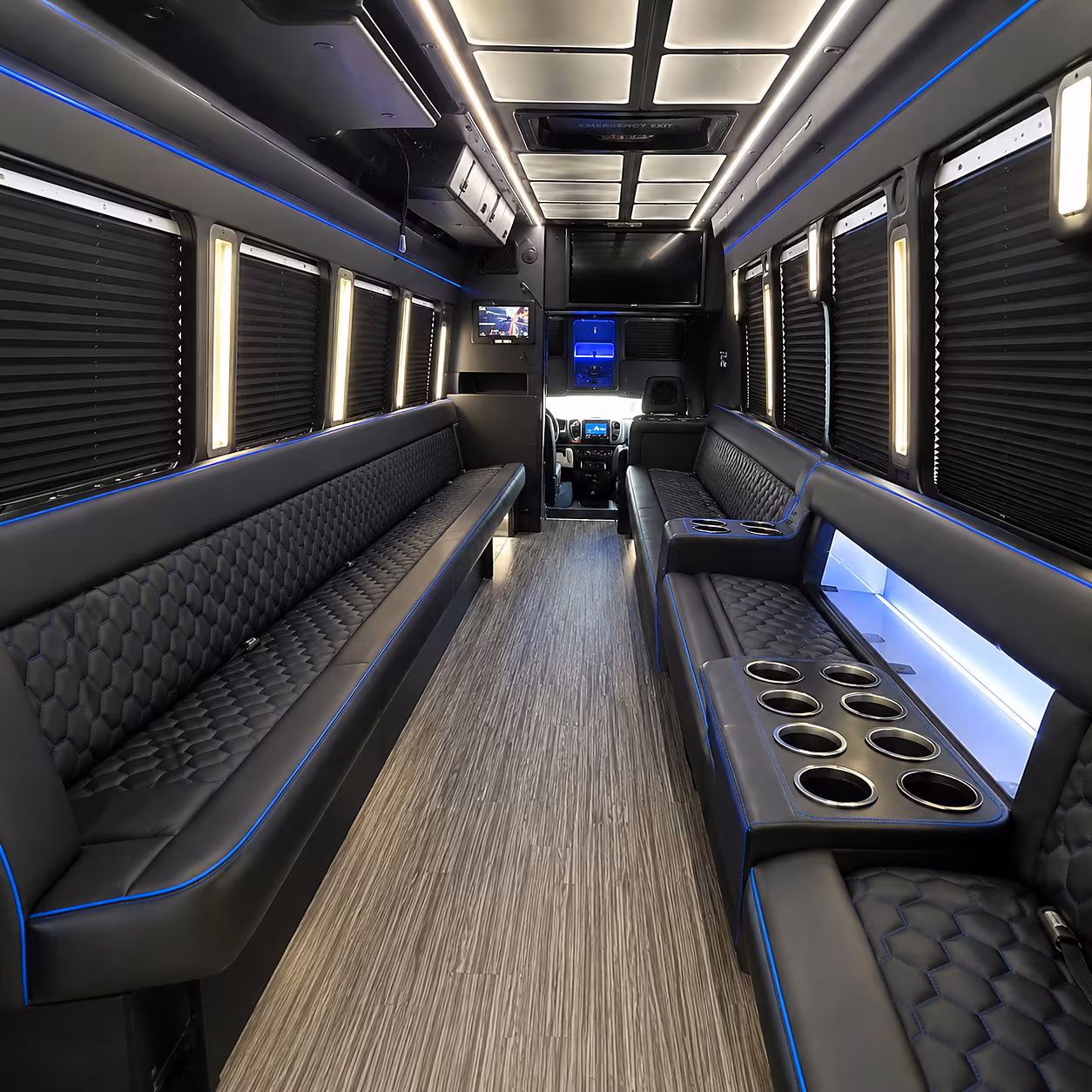 greensboro party bus inside