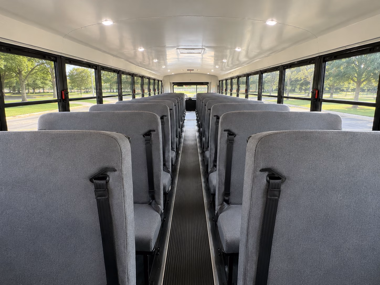 greensboro school bus inside