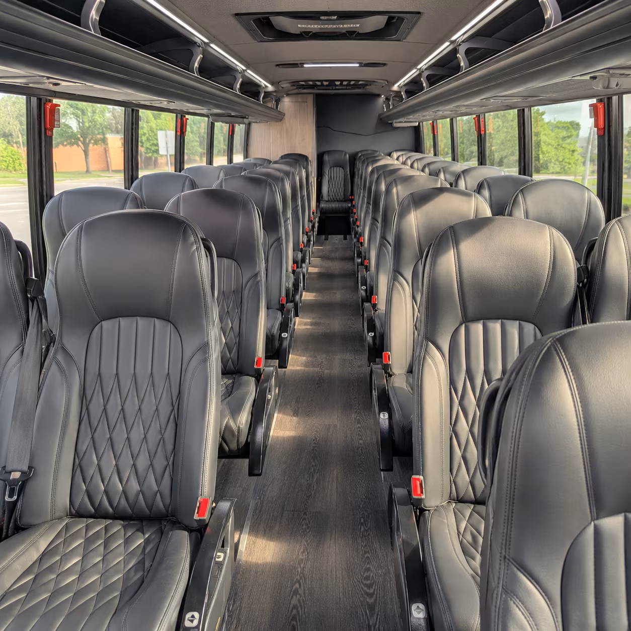 greensboro sporting event transportation onboard seating