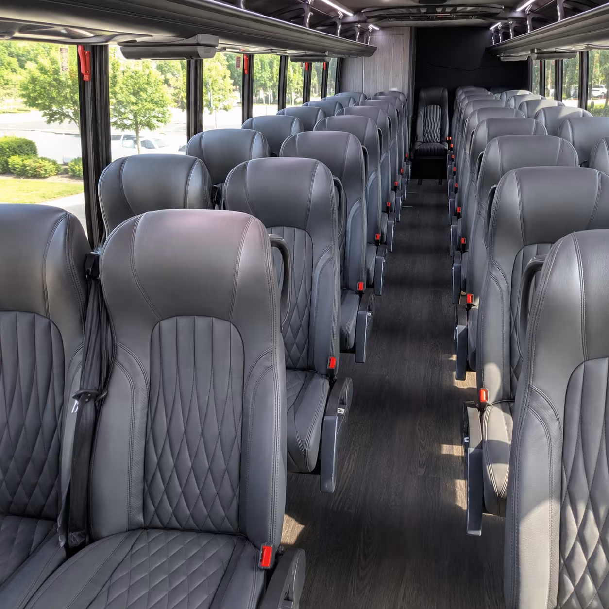 shuttle buses for greensboro wedding guests between hotels and venues
